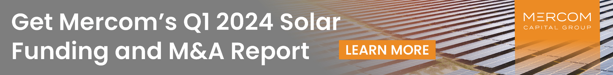 Q1 2024 Solar Funding and M&A Report